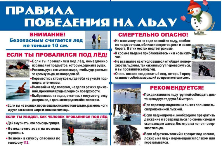 Правила безопасного поведения в зимне-весенний период. Правила безопасного поведения в зимне-весенний период.