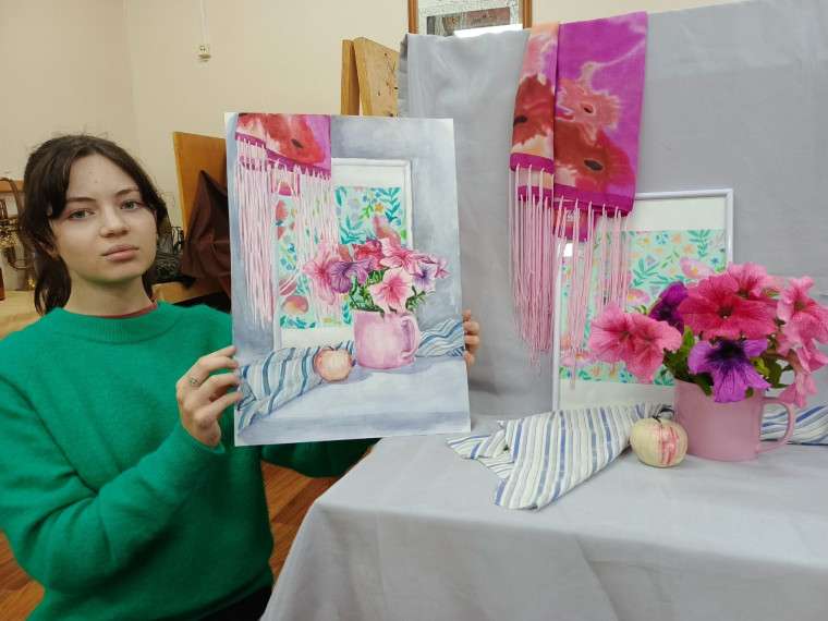 «Палитра моего настроения» персональная выставка ученицы 7 класса Анны Коноваловой. «Палитра моего настроения» персональная выставка ученицы 7 класса Анны Коноваловой.